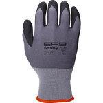 Gray Nylon Nitrile Dipped Gloves