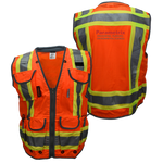 Radians Class 2 Heavy Woven Two Tone Engineer Vest