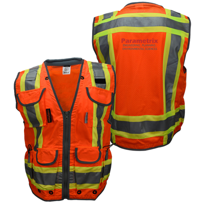 Radians Class 2 Heavy Woven Two Tone Engineer Vest