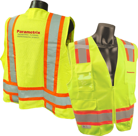 Radians Two Tone Surveyor Type R Class 2 Solid/Mesh Safety Vest